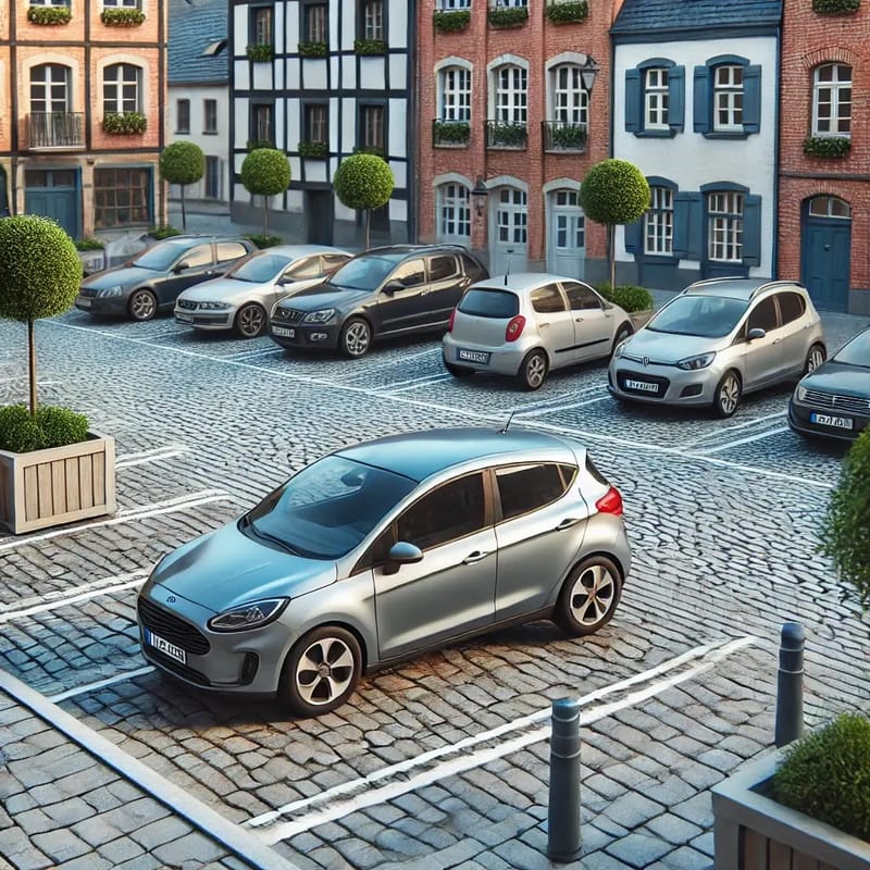 Parking near Le Centre Pompidou, Paris